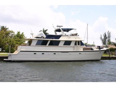 1981 Hatteras 70 Cockpit Motor Yacht powerboat for sale in Florida