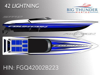 2023 Fountain 42 Lightning powerboat for sale in Missouri