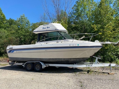 Very Nice 1994 Thompson Fisherman 260L With Twin Mercruiser 4.3L V6s And Trailer