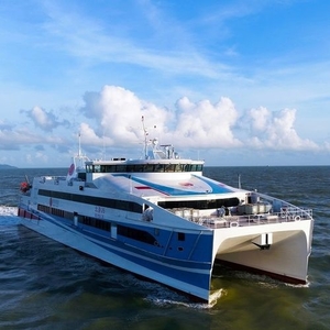 Catamaran passenger ferry - 70 - JIANGLONG SHIPBUILDING CO., LTD. - aluminum alloy / high-speed