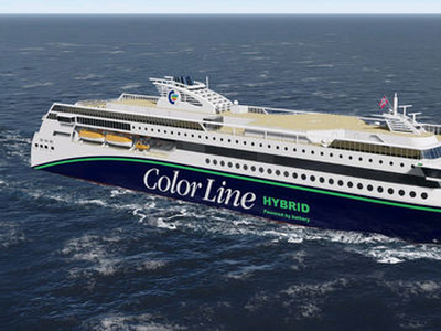 Ro-Pax car ferry - COLOR HYBRID - ULSTEIN - hybrid