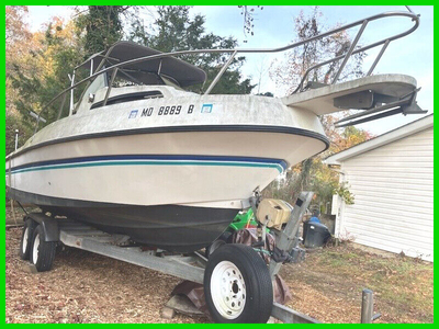 Renken Boats Seamaster 2288 WA 21' Cuddy 1979 EZLoader Trailer