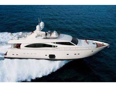 2008 Ferretti 830 Flybridge powerboat for sale in Florida