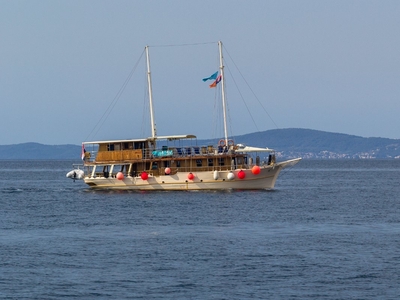 Traditional Croatia wooden boat made in 1962.