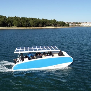 Solar powered center console boat - 800 - Hovercraft d.o.o. - catamaran / outboard / 20-person max.