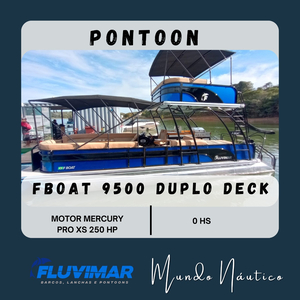 Pontoon Fboat Duplo Deck Chalana Ñ Solara Ventura