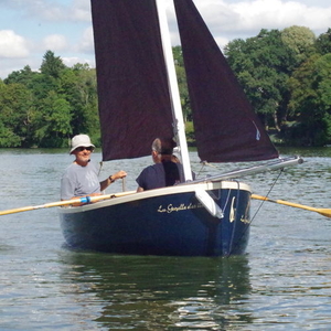 Classic sailboat - Gazelle des îles 2022 - Ateliers de LA GAZELLE DES SABLES - fiberglass / dinghy-type / with bowsprit