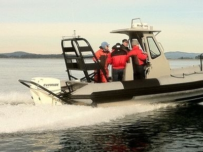 Patrol boat - TITAN T220 - Titan - outboard / rigid hull inflatable boat