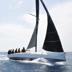 Racing sailboat - ClubSwan 36 - Nautor Swan - foiling / with bowsprit / carbon mast