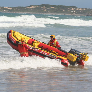 Rescue boat - GRX 420 - GEMINI - outboard / inflatable boat