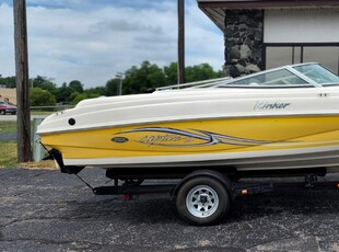 Rinker Captiva 212 With Trailer. Currently Wrapped And Winterized.