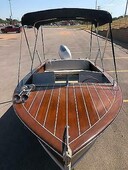 1962 Zinncraft Zinn Wooden Boat With New Tohatsu 50 Hp. Restored NO RESERVE!