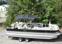 Dealer Demo-Triple Tube- 2021 24 Ft Pontoon Boat With 225 Hp And Trailer