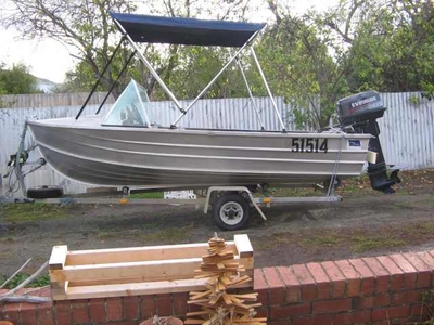 ALLOY RUNABOUT MARINER 12FT.6