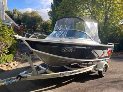 Quintrex 450 Pro Fishabout runabout boat