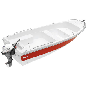Outboard small boat - T.4.8 - Selva Marine - Fiberglass - open / sport-fishing / sport