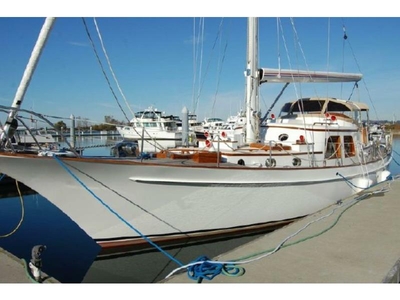 1972 Custom Phillip Rhodes Motorsailor sailboat for sale in Florida