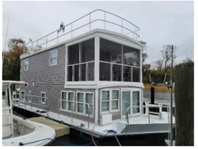 House Boat 50 Custom 2020 Rebuild Gray
