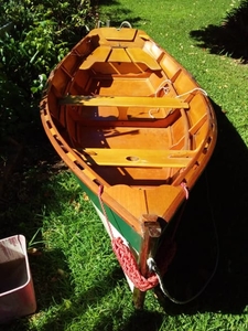Timber boat. Sail row/ motor.