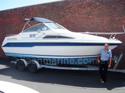 Mercruiser V6 injected MPI Engine repowered into a Searay 220 an Alpha drive