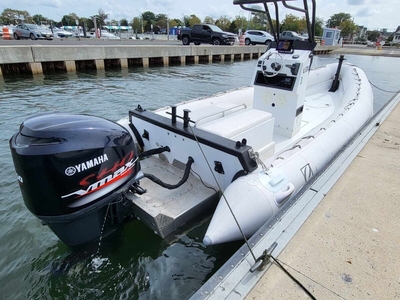 Zodiac Hurricane 640 22ft RIB RHIB Rigid Inflatable Boat Yamaha F250 Trailer