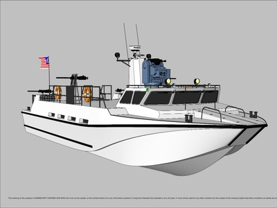 NEW Sabrecraft Marine Patrol AirRide Xpress 18000 Gun Boat