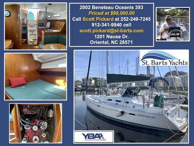 2002 Beneteau 393 sailboat for sale in North Carolina