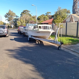 Boat and trailer