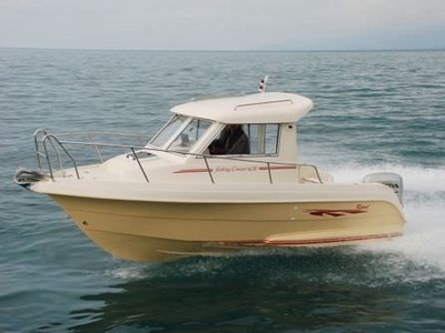 Outboard cabin cruiser - 660 CRUISER XS - Karel Boats - hard-top / wheelhouse / sport-fishing