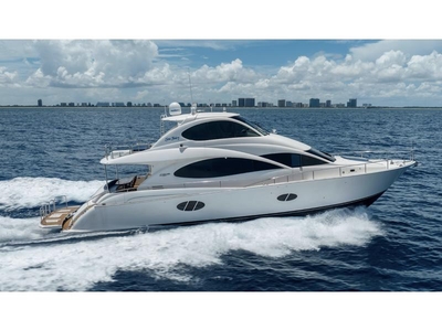 2005 Lazzara 68 Enclosed Bridge powerboat for sale in Florida