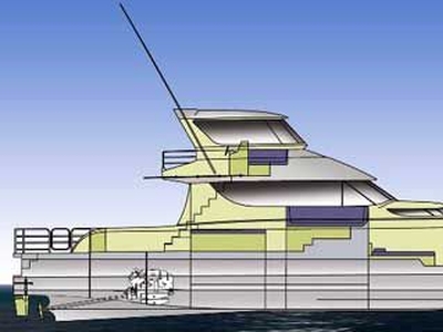 Catamaran motor yacht - LC 5800 - LeisureCat - sport-fishing / with enclosed flybridge / hard-top