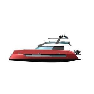 Power catamaran motor yacht - Majestic R6 - KND Naval Design - cruising / flybridge / POD drive