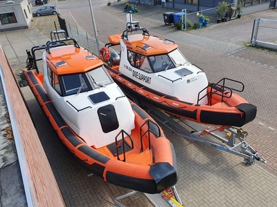 Rescue boat - WAVERIDER 1060 GRP - GEMINI - military boat / dive support boat / outboard