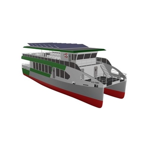 Passenger boat - FX240 - Nova Shipyard - catamaran / diesel-electric hybrid / aluminum