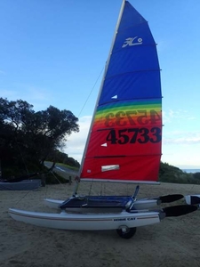 Hobie Catarmaran 14 foot with Cat Trax-Restored, Double Bay