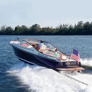 Hydro-jet runabout - 34 - Hinckley - dual-console / with cabin