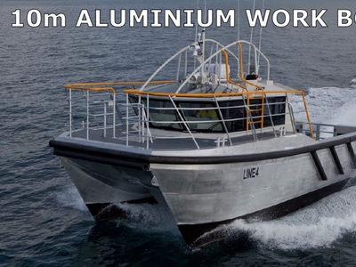 NEW 10m Aluminium Catamaran Work Boat - Kitset
