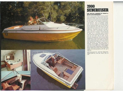 1979 Wellcraft Suncruiser 2000 powerboat for sale in Maine