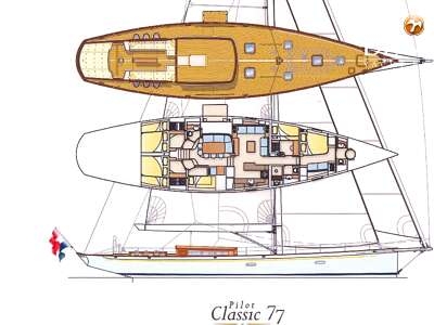 HOEK DESIGN PILOT CUTTER 77 sailing yacht for sale