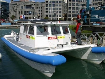 Catamaran express cruiser - Bernard Shipyard - inboard / sport / aluminum
