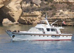 Wooden Hulled Twin Screw Motor Yacht Wooden Hull (1973) For sale