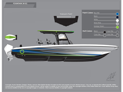 2022 Fountain 34 SC powerboat for sale in Missouri