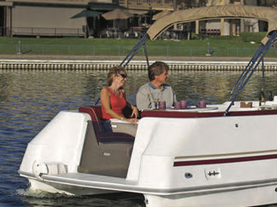 Electric pontoon boat - 16CS - ElectraCraft - 9-person max.