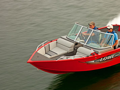 Outboard runabout - FS 165 - Lowe - dual-console / ski