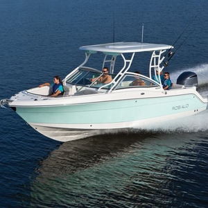 Outboard runabout - R247 - Robalo - twin-engine / bowrider / dual-console