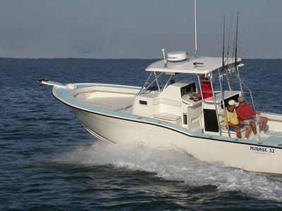 2007 Mirage 32 Center Console Wasabi | 32ft