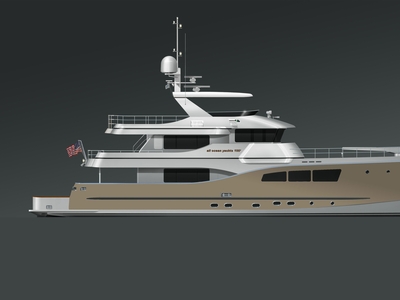 2025 All Ocean Yachts Tri-Deck Explorer Yacht All Ocean Yachts 100' Steel or Fiberglass | 100ft