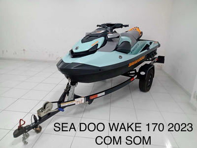 Jet Ski Sea Doo Wake 170 2023 Verde Com Som E Carreta