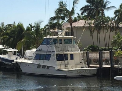 1988 Hatteras Enclosed Sportfish Hardtop powerboat for sale in Florida
