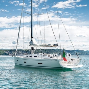 Cruising-racing sailboat - 12.98 - Italia Yachts - 3-cabin / with bowsprit / twin steering wheels